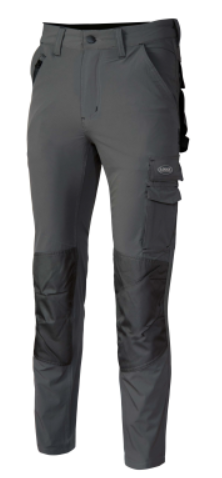 Pantalone LOGICA CICLONE2 Super Stretch, idrorepellente, elastico, traspirante, grigio asfalto.